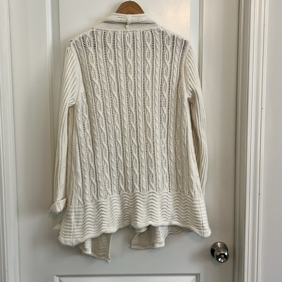 Shade cotton/wool blend open knit cardigan size medium - Picture 6 of 6